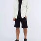 Elevated Classic White Hooded Sweatshirt