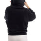 Chic Embossed Logo Cotton Hooded Sweatshirt