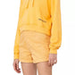 Summery Chic Orange Cotton Shorts