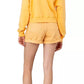Summery Chic Orange Cotton Shorts