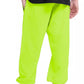 Elegant Green Cotton Sweatpants with Logo
