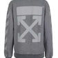 Iconic Gray Crewneck Designer Sweatshirt
