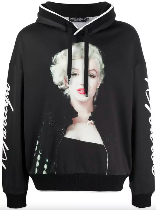 Iconic Actress Tribute Cotton Hoodie