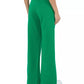 Elegant Green Cotton Sweatpants