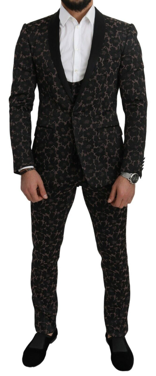 Elegant Floral Slim Fit Suit
