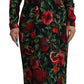 Floral Sheath Midi Elegance Dress