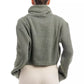 Chic Ribbed Turtleneck Cropped Sweater