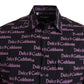 Elegant Slim Fit Black Dress Shirt