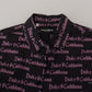 Elegant Slim Fit Black Dress Shirt