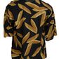 Black Casual Penne Rigate Linen Casual Shirt