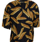 Black Casual Penne Rigate Linen Casual Shirt