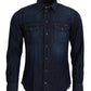 Slim Fit Casual Denim Shirt in Blue