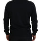 Elegant Crystal Embellished Black Sweater