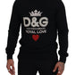Elegant Crystal Embellished Black Sweater