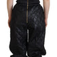 Elegant Black Leather Jumpsuit Dress