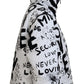 Elegant Graphic Print Zip Jacket