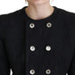 Elegant Double Breasted Embellished Jacket