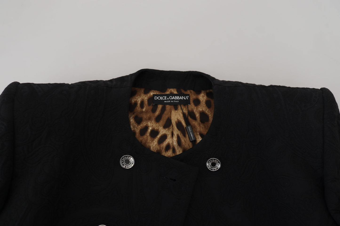 Elegant Double Breasted Embellished Jacket