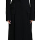 Elegant Black Trench Blazer Jacket