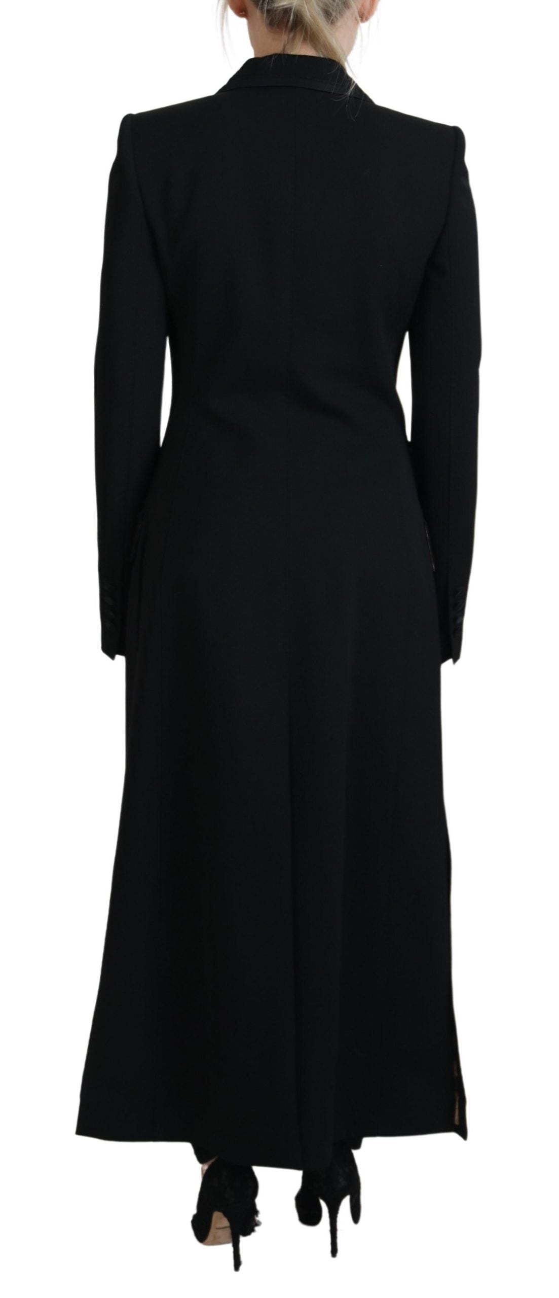 Elegant Black Trench Blazer Jacket