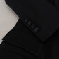 Elegant Black Trench Blazer Jacket
