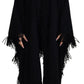 Elegant Fringe Trim Cardigan Jacket