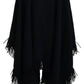 Elegant Fringe Trim Cardigan Jacket