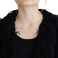 Elegant Fringe Trim Cardigan Jacket