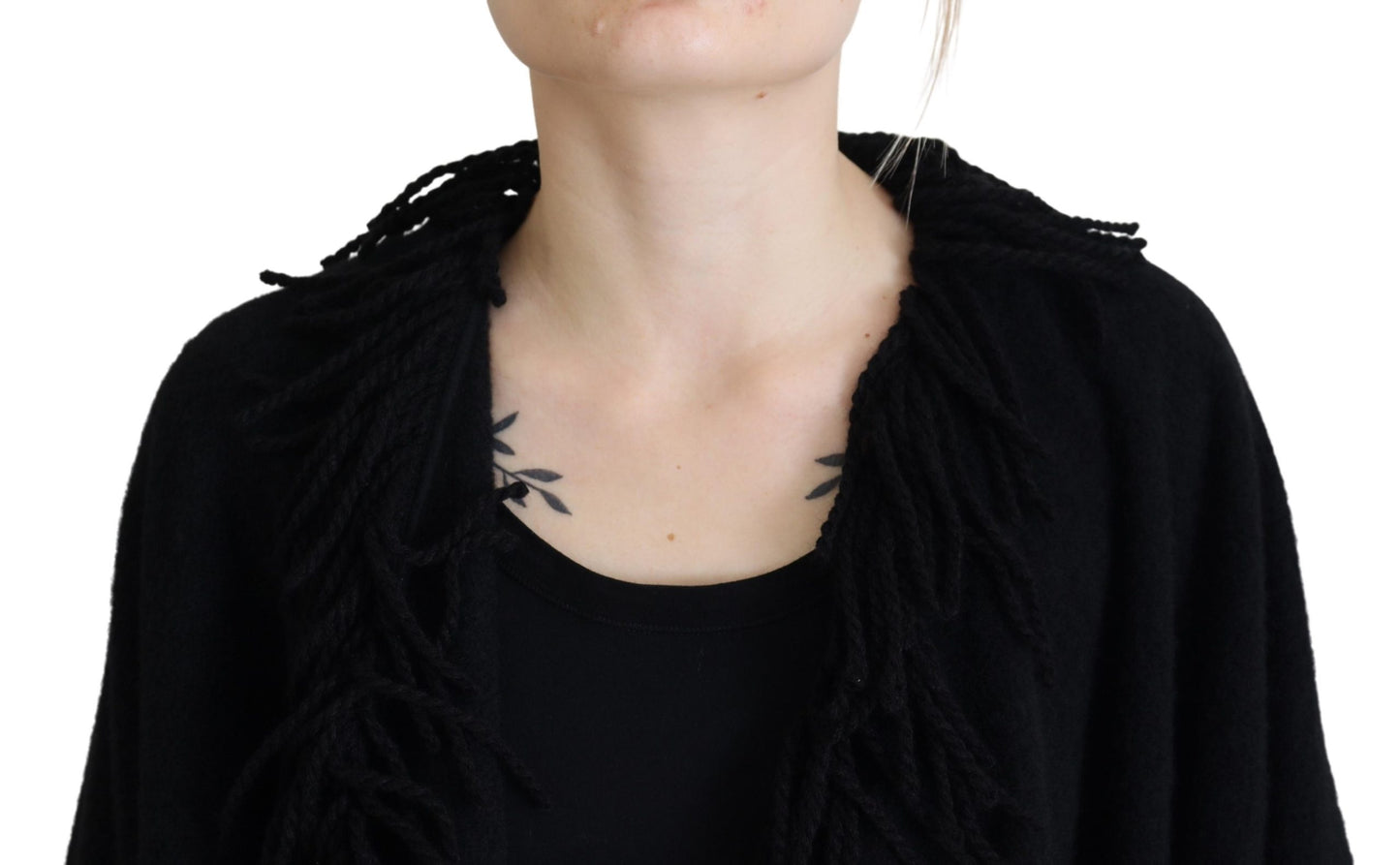 Elegant Fringe Trim Cardigan Jacket