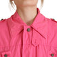 Chic Pink Windbreaker Jacket