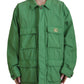 Elegant Green Buttoned Jacket