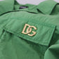 Elegant Green Buttoned Jacket