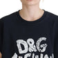 Elegant Cotton Round Neck Tee with Print