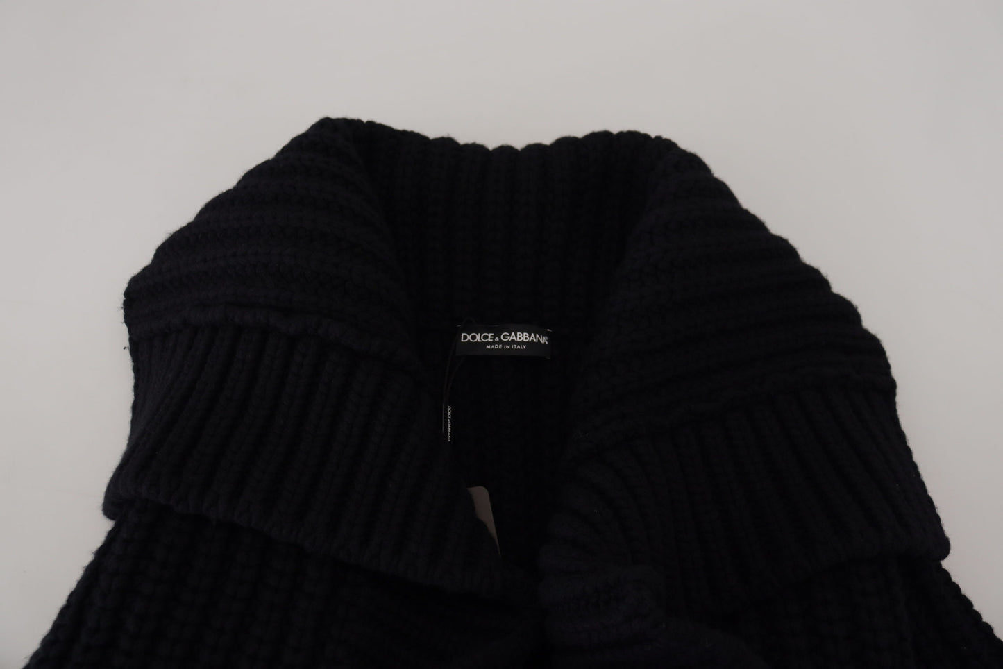 Elegant Black Long Cardigan Sweater