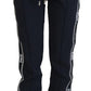 Elegant Black Knit Joggers - Regular Fit