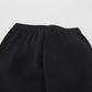 Elegant Black Knit Joggers - Regular Fit