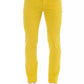 Yellow Cotton Men Jeans
