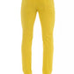 Yellow Cotton Men Jeans