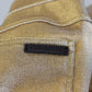 Elegant Gold-Toned Denim Pants
