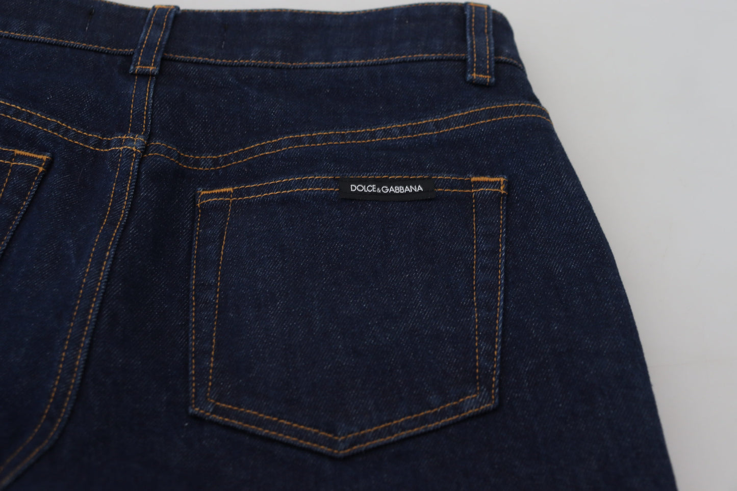 Elegant Blue Denim Pants