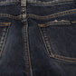 Elegant Dark Blue Denim Pants