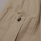 Elegant Beige Cotton Trousers