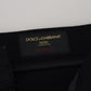 Elegant Black Cotton Blend Jeans