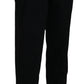 Elegant Black Cotton Trousers for Men