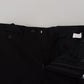 Elegant Black Cotton Trousers for Men