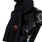 Black Sacred Heart #DGLovesLondon Wrap Scarf