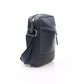 Blue Leather Male Messenger Bag