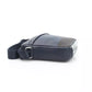 Blue Leather Male Messenger Bag