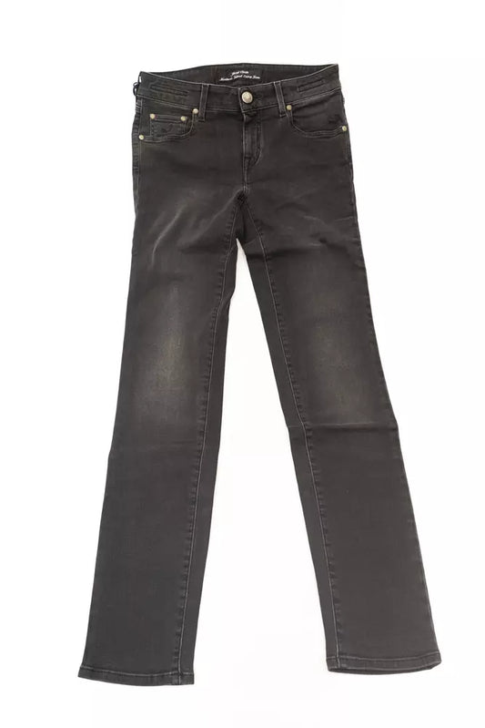 Black Cotton Women Jeans