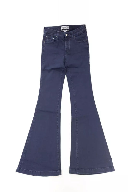 Blue Cotton Women Jeans